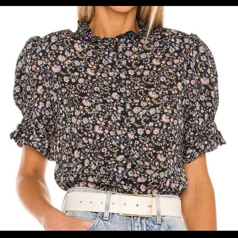NWT REVOLVE Selkie The Bistro Blouse in Spirit - Size Large